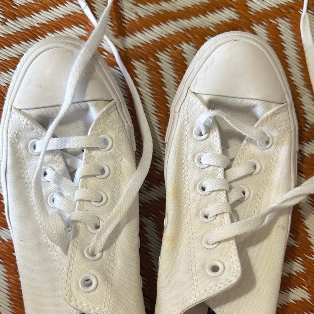 Converse White Low Top Sneakers whiteout - Picture 11 of 11
